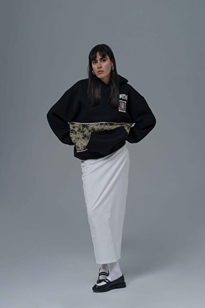 SAW Urbanity Change Oversize Sweatshirt Kadın Siyah