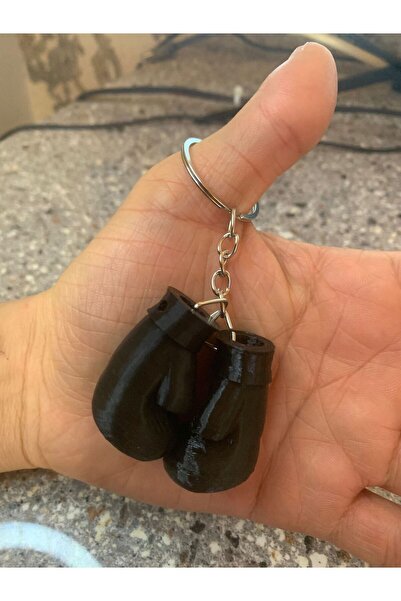 lampara Boks Eldiveni Anahtarlık | Kırmızı | 3D Baskı | Spor & Hediye Aksesuar