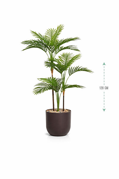 AMZOE A luxurious artificial palm tree, 120 cm tall – a touch of elegant clas...
