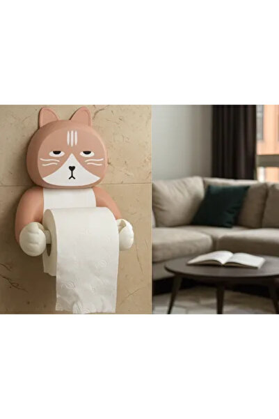 HasFar Tech حامل ورق التواليت على شكل قطة |   إكسسوار جداري لطيف