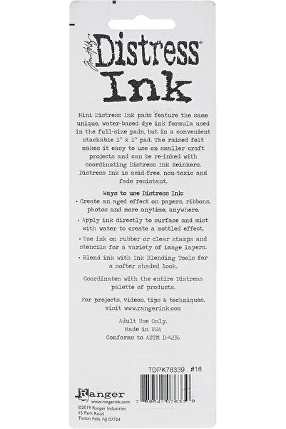 Generic Tim Holtz - Ranger Mini Distress Ink Set, Assorted