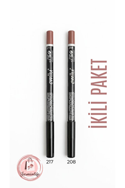 JASMİNLİFE Emily Dudak Kalemi 2'li Paket (No:208, No:217)
