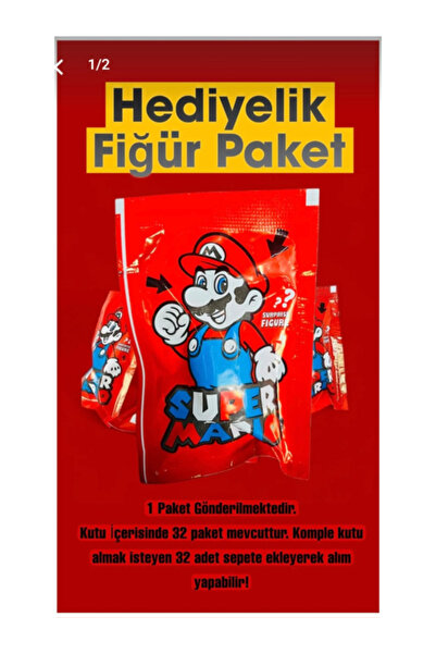 Time&Tech Super Marıo Hediyelik Fiğür Paket 1 Adet