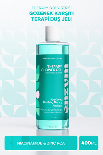 ENZYM COSMETICS Gözenek Sıkılaştırıcı ve Leke Karşıtı Duş Jeli 400 ml (niacin...