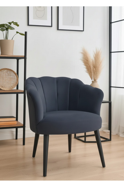 WATERYBROOK Tekli Berjer Koltuk - Papatya Babyface Kumaş – Siyah Ayaklı - 13 ...