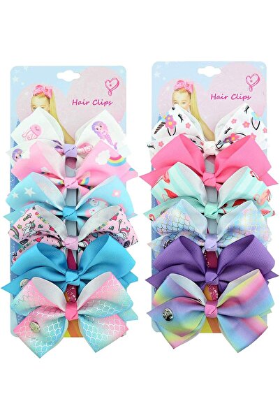 KASTWAVE 12 Pieces Bow Hair Clips