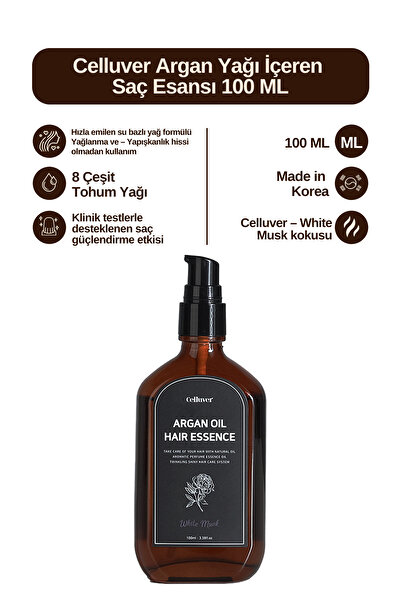 Celluver Argan Yağı İçeren Saç Esansı