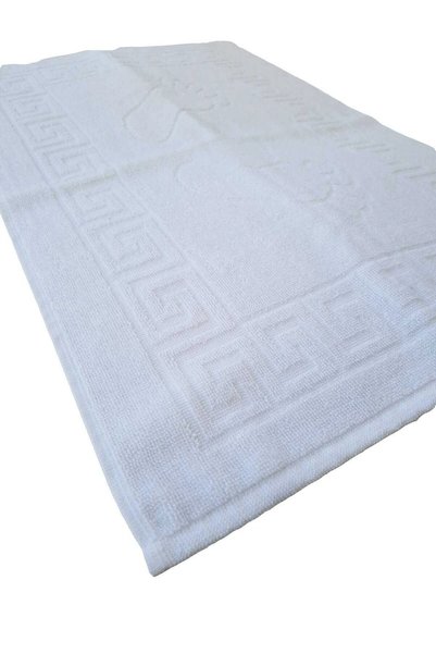 Mira Home 2-Pack Foot Print Bath Cotton Foot Towel 50X70 cm White