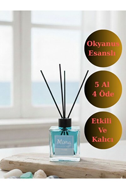 misra home collection 100ML Okyanus Kokusu Çubuklu Oda Kokusu Dolap Banyo Ev ...