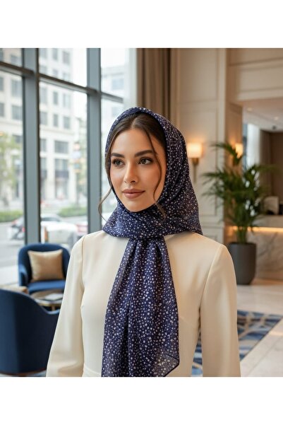 ALLURİNG THE BETTER ONE Jawel Women's Pebble Pattern Soft Scarf