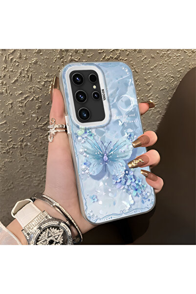 Hontinga حافظة متوافقة مع هاتف سامسونج جالاكسي S23 الترا، حافظة هاتف صلبة مضا...