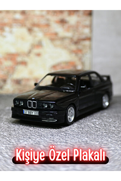 bebeym Bmw M3 (E30) Metal Araba - 1:32 Ölçek BMW M3 Oyuncak Araba - Siyah