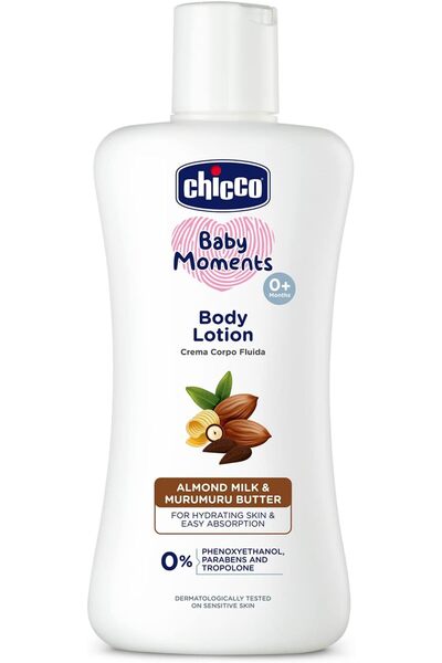 Chicco Body Lotion for Hydrating and Nourishing Skin, Suitable for Sensitive Skin, 200 ml