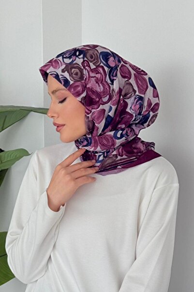 Hazamoda Damla Crash Soft Шарф Фіолетовий