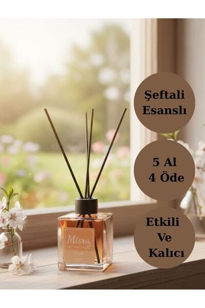 misra home collection 100ML Şeftali Kokusu Çubuklu Oda Kokusu Dolap Banyo Ev ...