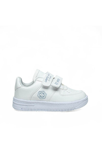 trender Lento Booties A-43 Λευκό πάνινο παπούτσι για κορίτσια LNT05C43