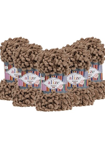 Alize Beautiful hand knitting yarn, 5 packs - 329 Coffee with Milk - 100g. 14.5 metric tons of knitting yarn