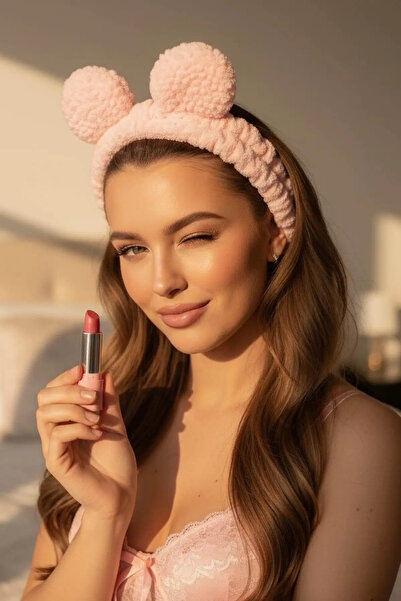 Vitastyle رباط شعر مخملي بتفاصيل الأذن