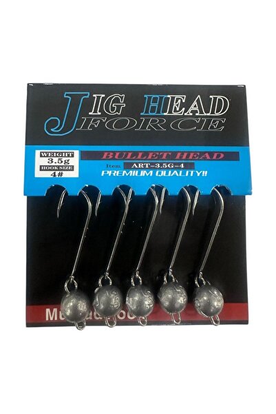 Pandora Force 3.5gr İğne No:4 Hareketli Jig Head Zoka 5 Adet