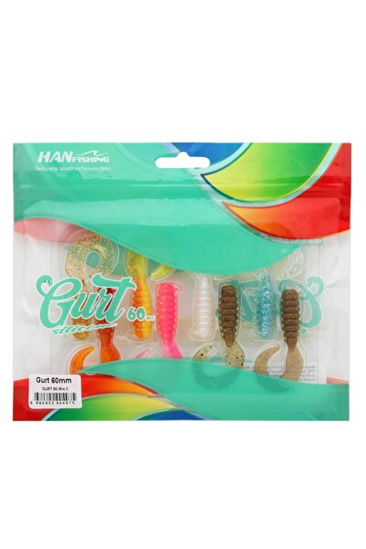 Hanfish Gurt 60 Mix 2 – Silikon Yem 8 Adet