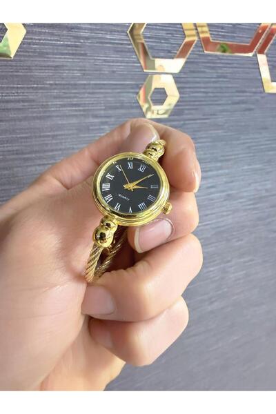 LOOQ Roman Numeral Steel Cord Women's Watch (Fits All Wrists)