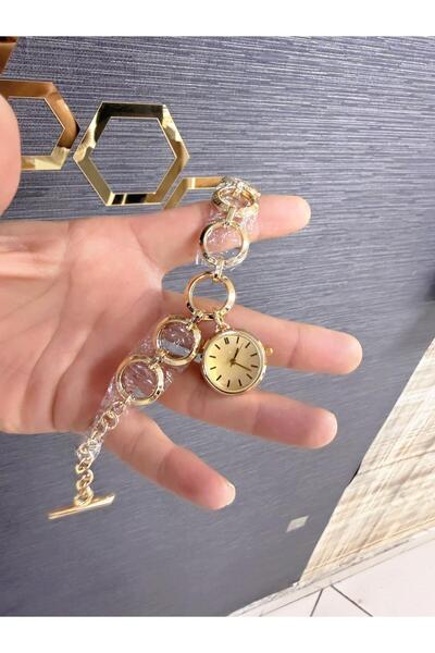 LOOQ ساعة يد نسائية أنيقة متدلية