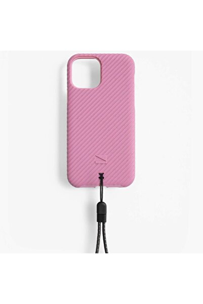Lander Faice Protective Case for iPhone 12 Mini (5.4 inch) - Dark Pink, Polycarbonate Plastic