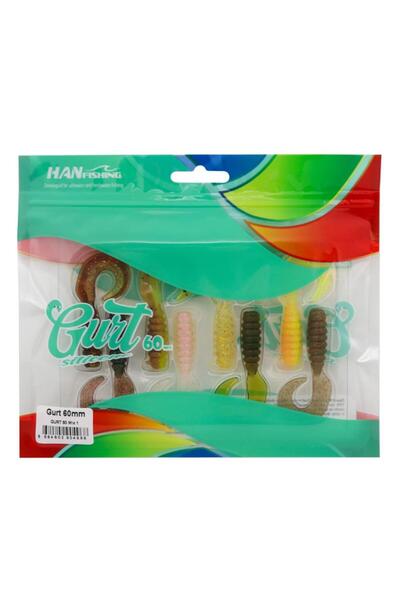 Hanfish Gurt 60 Mix 1 – Silikon Yem 8 Adet