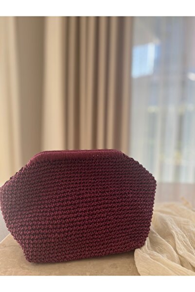 BAGS Hasır Burslu Clutch Çanta