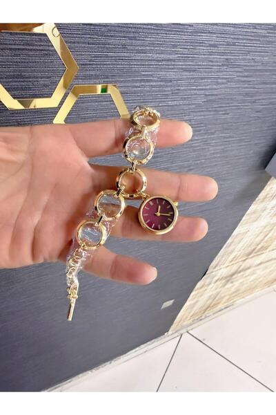 LOOQ ساعة يد نسائية أنيقة متدلية