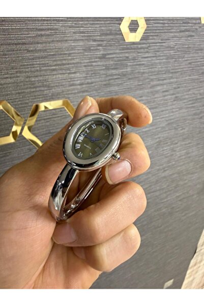 LOOQ Kelepçe Model Şık Roma Rakam Kadın Kol Saat