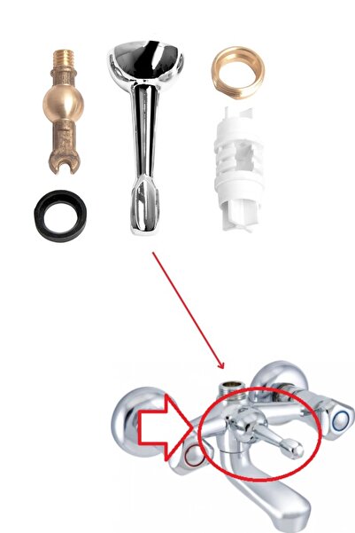 Primeaks Banyo Bataryası Göbek Takımı | El Duşu Su Yönlendirici | Yaylı Diver...