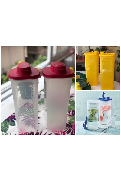 Tupperware 6 Adet 2 LT Çok Amaçlı Sürahi.