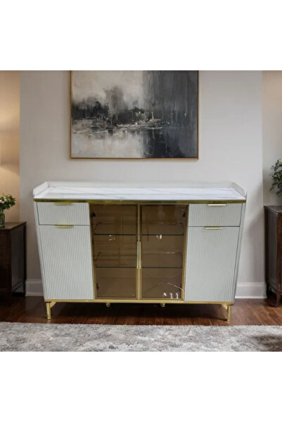 Tasamem Dafia Buffet cabinet measuring 90*40*140 cm