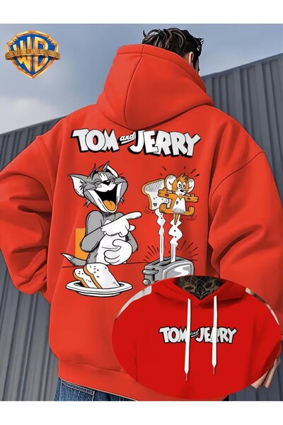 oneagılyazı Tom & Jerry Breakfast Pattern That Perfectly Captures the Surprising yet Amusing Vibe.