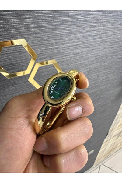 LOOQ Kelepçe Model Şık Roma Rakam Kadın Kol Saat