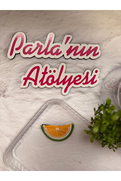 SOFT Дівчача застібка-кнопка з плетеним лимоном