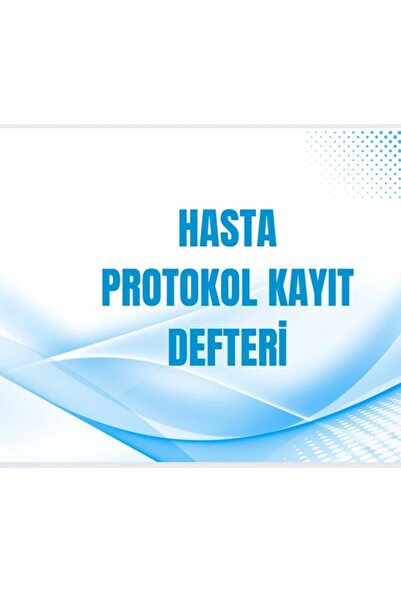 Gülşen Kırtasiye Hasta Protokol Kayıt Defteri Karton Kapaklı 001 - 400 Numaralı