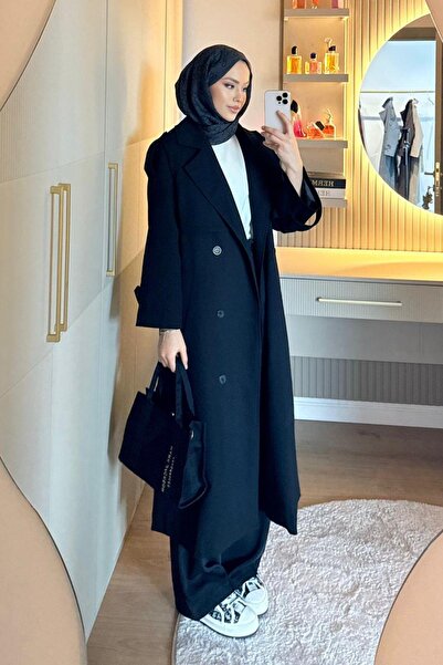 Hazamoda Dubai Trench Coat Black