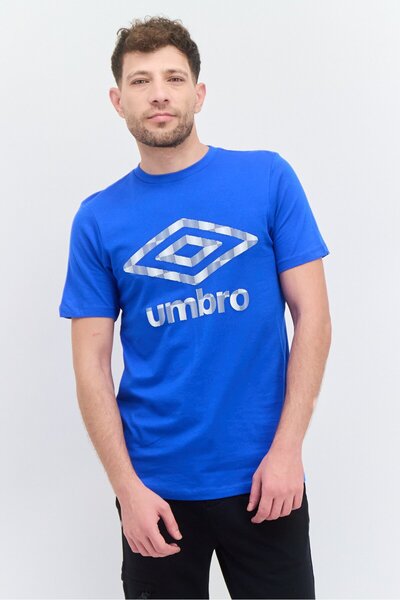 UMBRO Men Sportswear Fit Short Sleeves Outdoors T-Shirt, Blue
