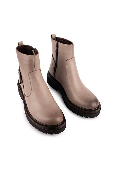 Emel Ayakkabı Hakiki Deri Modern Rahat Sade Bot