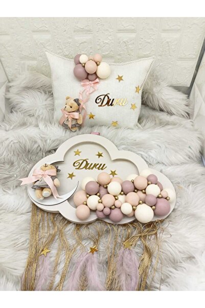 ZEKAAVM Bebek kapı süsü yastık takımi LED ışıklı hastane odasi