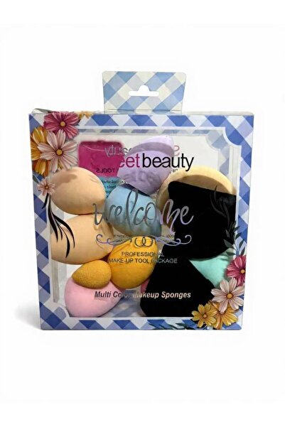Sweetbeauty Makeup Sponge Set in Various Shapes and Colors
