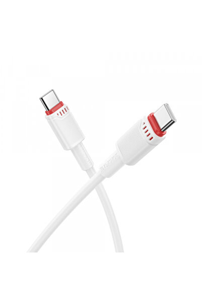 Borofone USB-C Data and Charging Cable - USB-C BX110 Beneficio, 60W, 1m, White