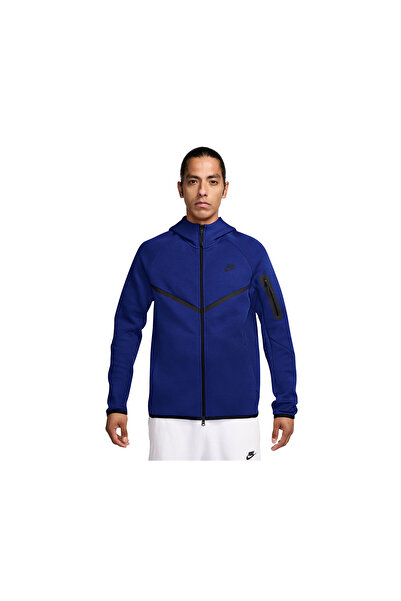 Nike Tech Fleece FZ Windrunner Hoodie Erkek Lacivert Sweatshirt