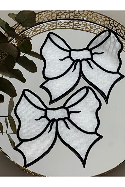 Home Sibelarthome Σετ 2 τεμαχίων χαρτοπετσέτες παρουσίασης με φιόγκο