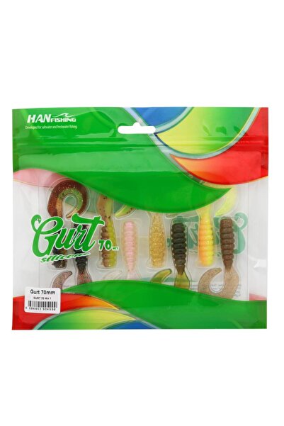 Hanfish Gurt 70 Mix 1 – Silikon Yem 8 Adet
