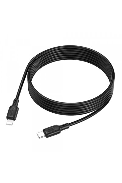 Borofone Cablu Date si Incarcare USB-C - Lightning BX113 Lenny, 27W, 2m, Negru