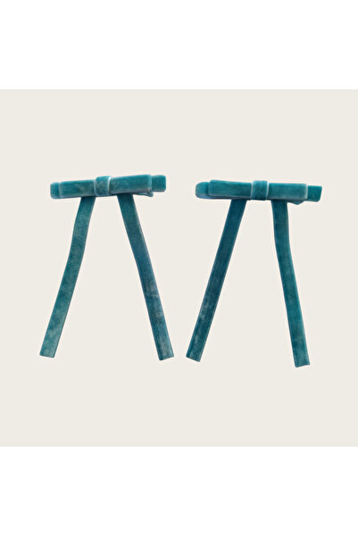 CaramelPeel Women's Children's Turquoise Bow Buckle - 2 Pack School Buckle