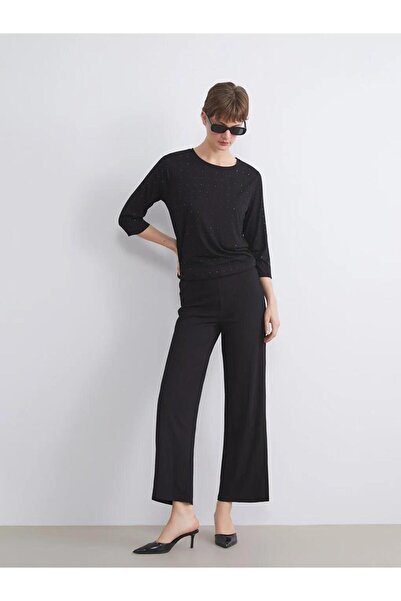 LC Waikiki Elastic Waist Textured Women's Sweatpants (W5)